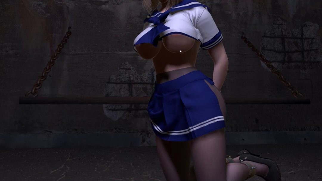 夜店学生服妹子的禁室监禁-3