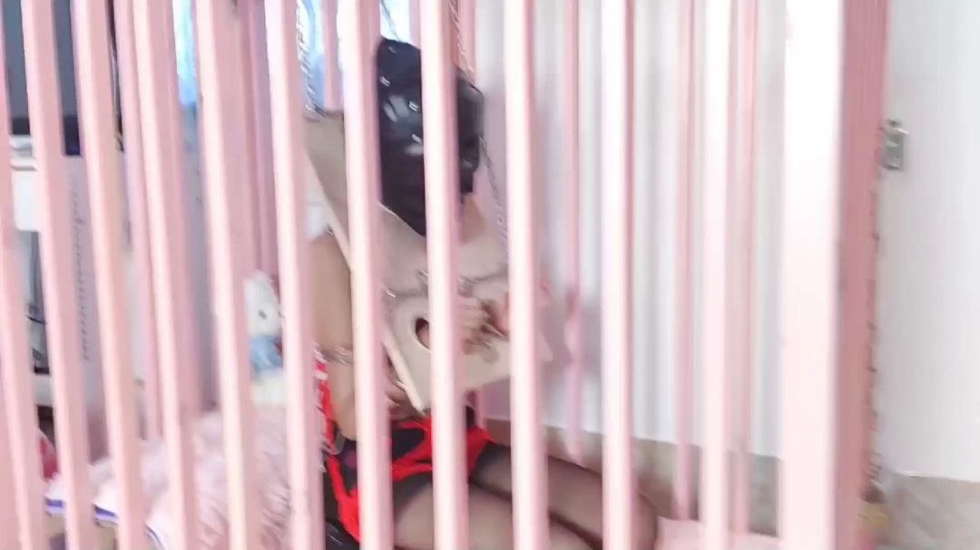 定拍冷酱捆绑拘束带道具笼中定时锁逃脱-5