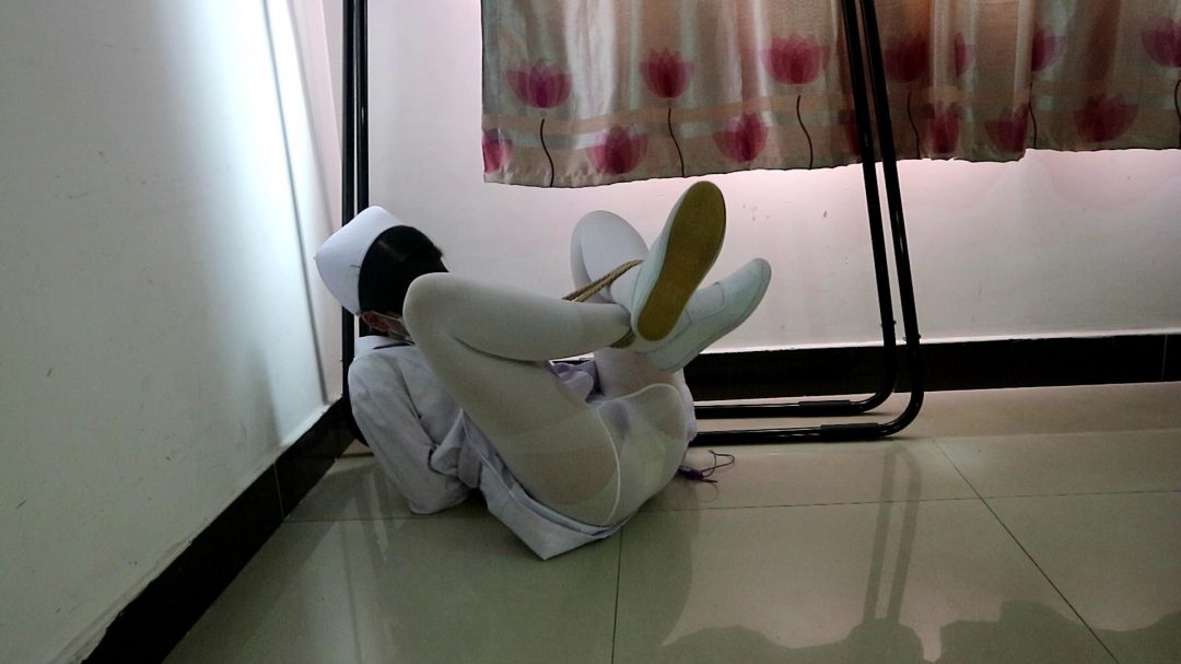 【护士2-隐藏篇】【臭脚妹妹】【白丝】【TD】【团缚】-5