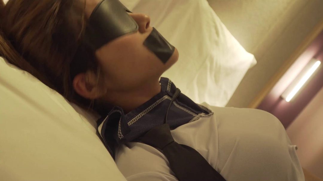 新模特长腿御姐名模初体验捆绑-2