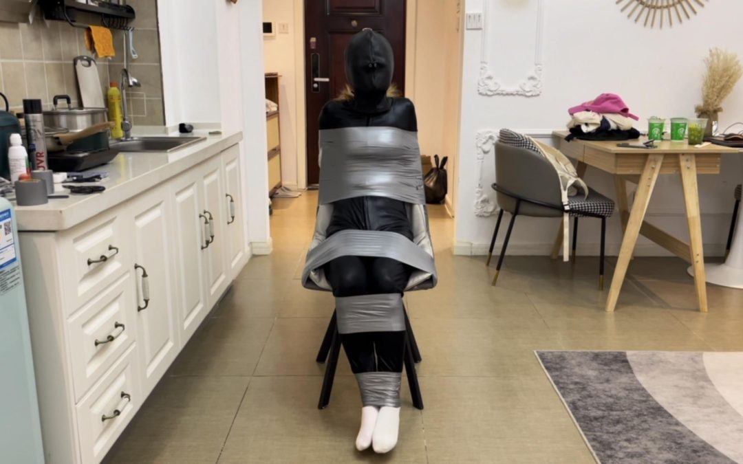 【小星】胶带封嘴与头套-5