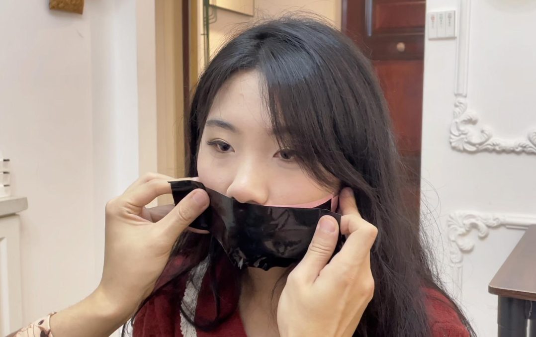 【缚艺录】【小丹】双重胶带封嘴-7