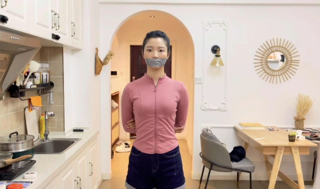 【小橙定拍】日式后手驷马，胶带封嘴必少不了-1