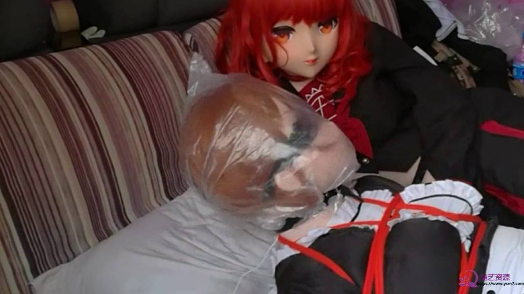 BG kigurumi窒息 紧缚 女仆-8