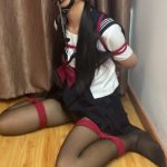 【邻家学妹之楼道惊魂-下集】【黑丝JK】【户外】【楼道】