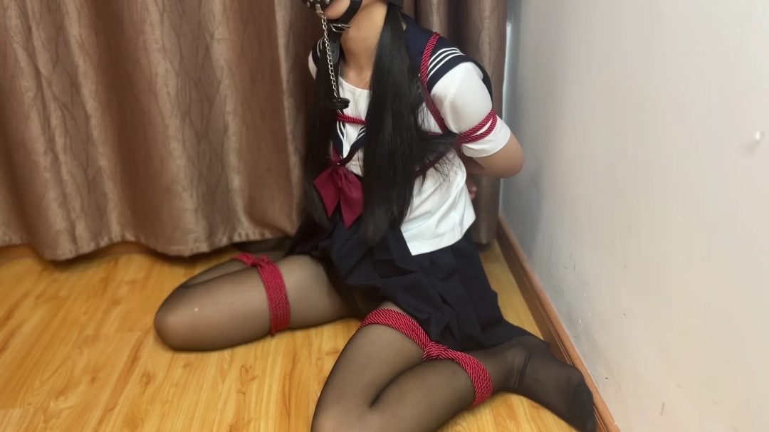 【邻家学妹之楼道惊魂-下集】【黑丝JK】【户外】【楼道】-1