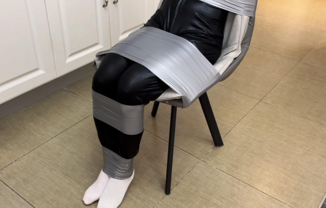 【小星】胶带封嘴与头套-4