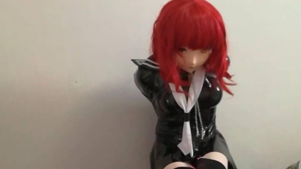 BG kigurumi高难度单手套 自缚窒息 挣扎 极限硬核作死！绝望篇-8