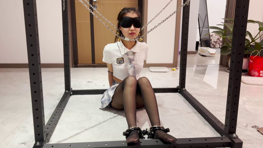 铁链 镣铐项圈紧紧固定-5