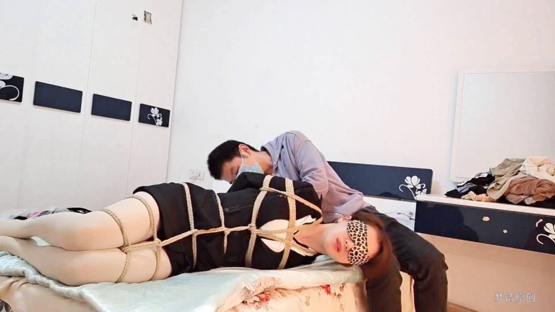 黑色OL套装肉丝加古典裙，各种口塞,多重绳子加单手套，TK以及SP等-4