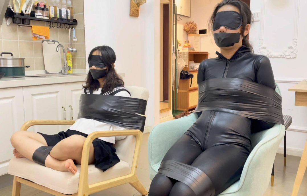 【小雨】【招模特】绑的太松，就容易挣脱，最后一部双人-4