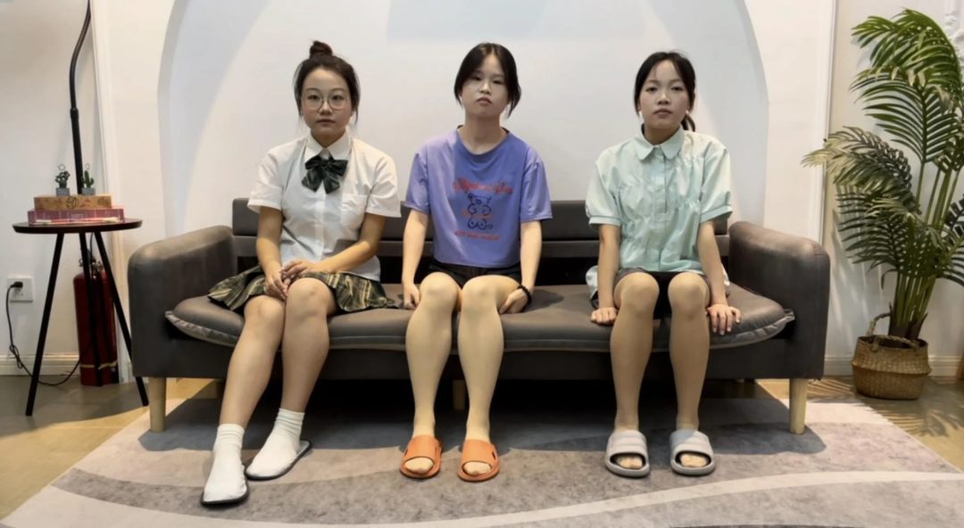 【小依】【小汪】【小杨】第一次拍摄三人捆绑，很费时间，也很有趣，3个人的简单挣脱实验1~-1