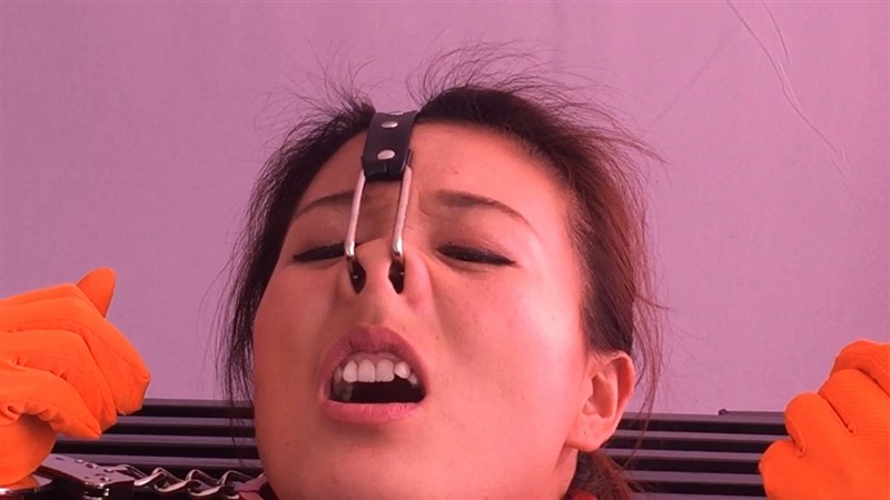 笼枷禁锢 强制口腔窥探 绳模王丽-5