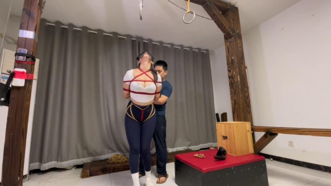 莎莎第一次捆绑-4