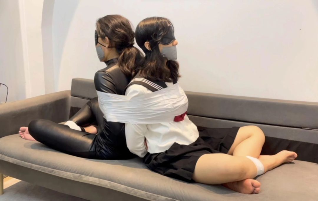 【小雨】【招模特】小雨的双人，胶带捆绑游戏-2