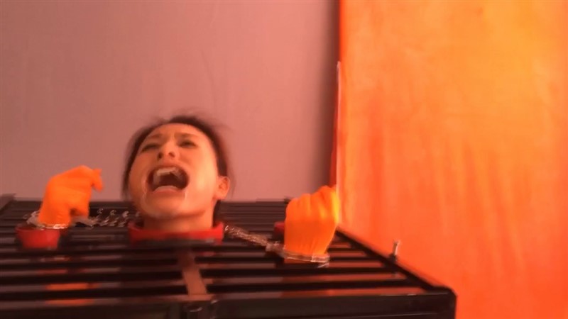 笼枷禁锢 强制口腔窥探 绳模王丽-7