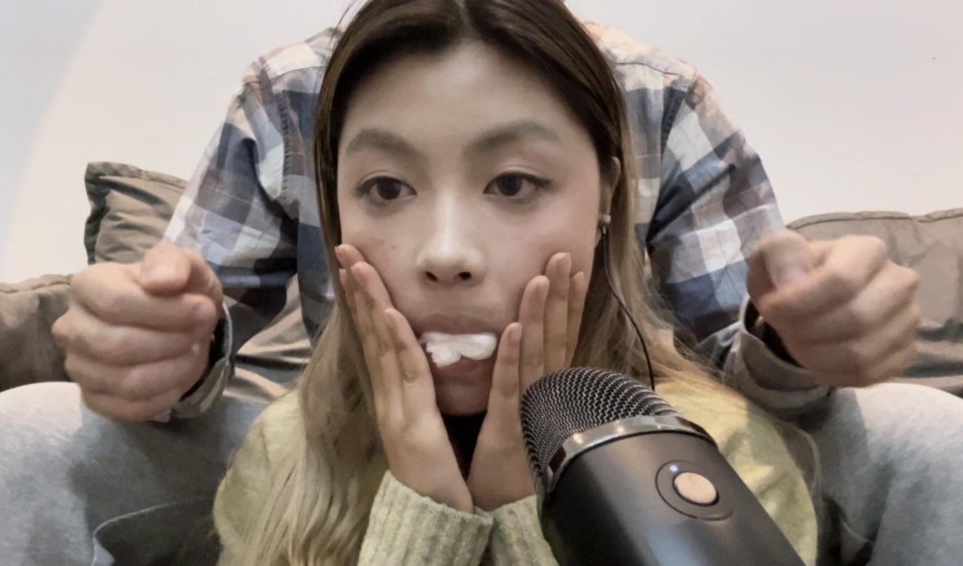 【小晗ASMR】7层胶带，严实地封嘴，做做助眠，和大家说晚安-2