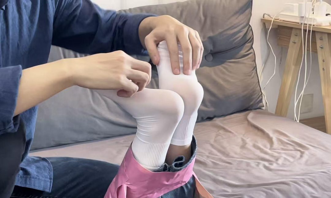 【缚艺录】【小丹】粉色胶带，与白袜更配哦-6