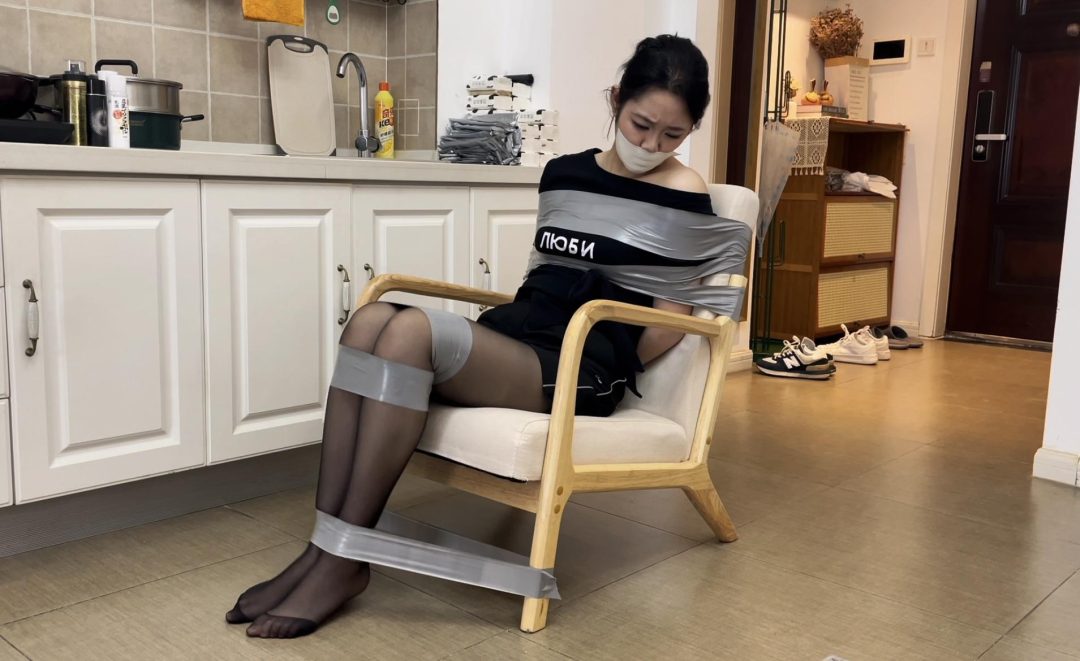 【缚艺录】【小树】黑丝美腿，美脚之友，有些“顶”-4