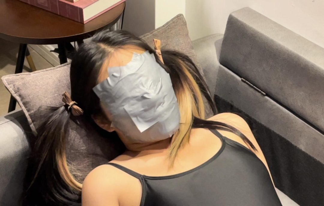 【缚艺录】【小欣】新收的小M，巴掌、呼吸限制，先来一波-3