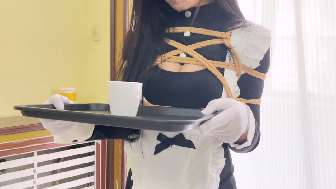 king定拍《女仆的调教日记01》黑长直眼镜妹 被强制调教成女仆 被捆绑肆意玩弄羞辱测试 性感白丝 紧身女仆装 勒肉的绝对领域-3