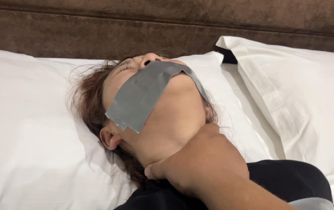 【缚艺录】【任我行】【晴儿】银色胶带的挣扎-5