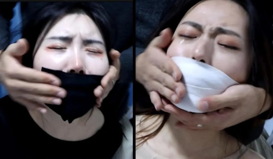 KING精彩双人定拍《丝袜爱好者的陷阱最终话——2个美女双层丝袜包裹》两个黑丝与白丝美女被加固包裹 双重包裹的丝袜美女肉茧-2