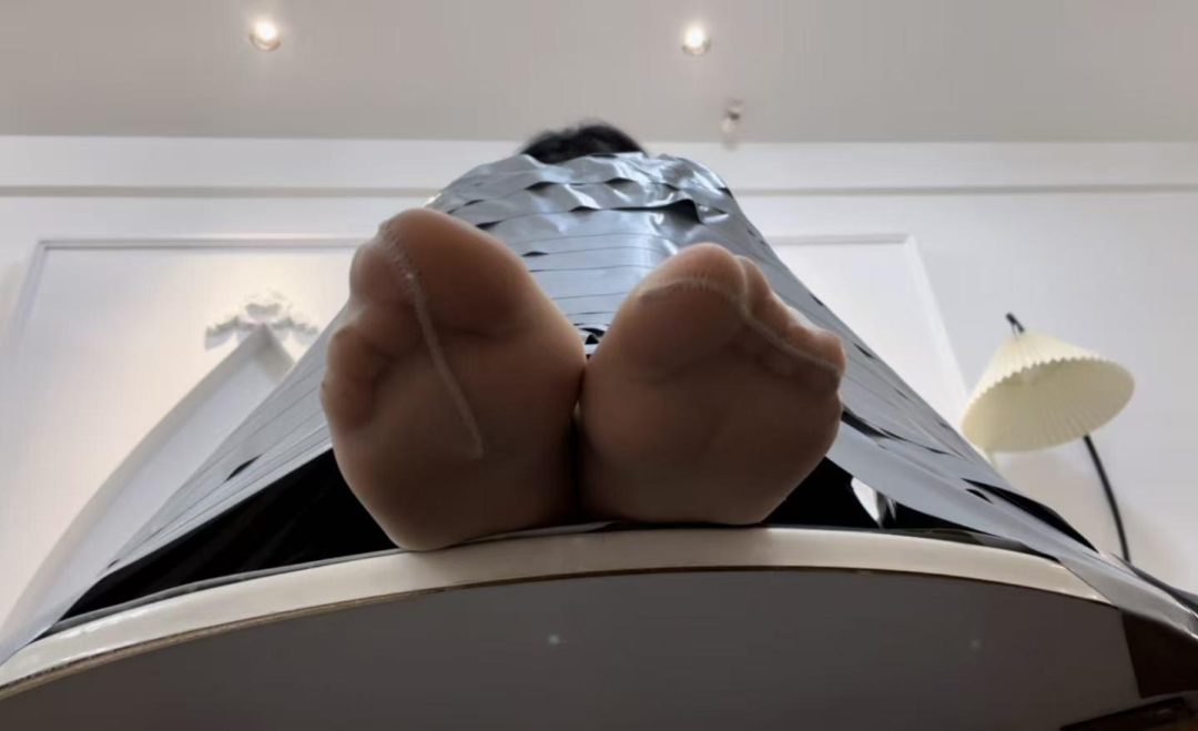 【缚艺录】【小知】桌子上的银色胶带全包，嘴巴得封严实-5