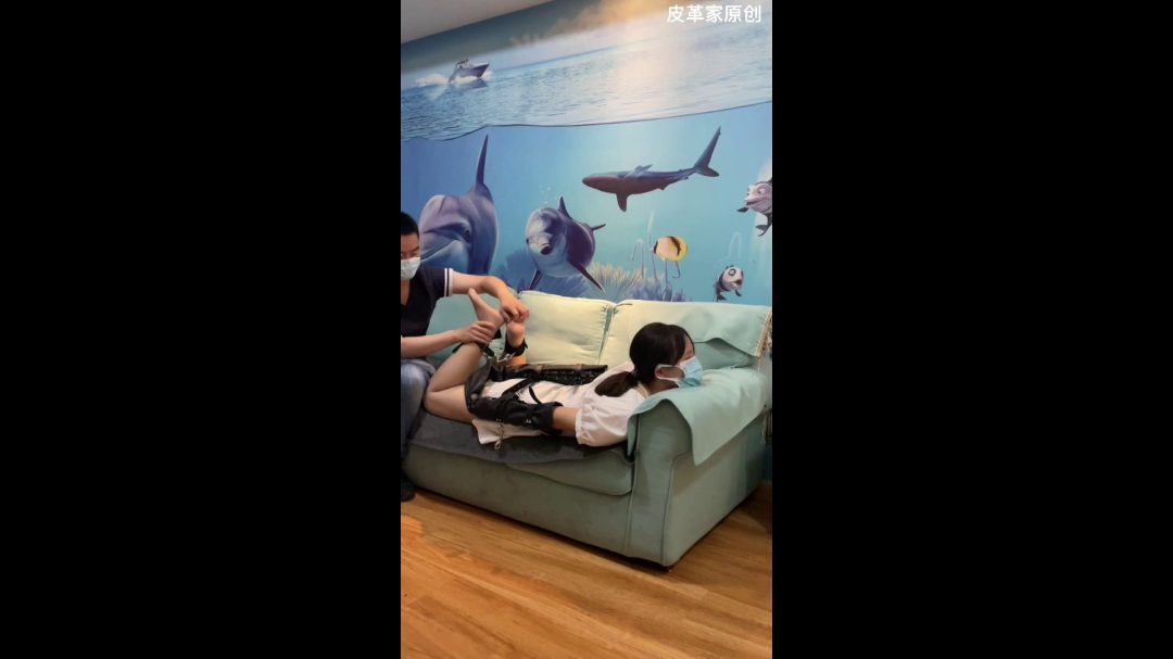 好看的依依小师妹来了 ~特别敏感 丝袜 驷马束缚 特写 挠痒-8