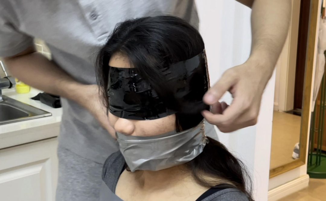 【小阳】银色胶带的紧缚~-7