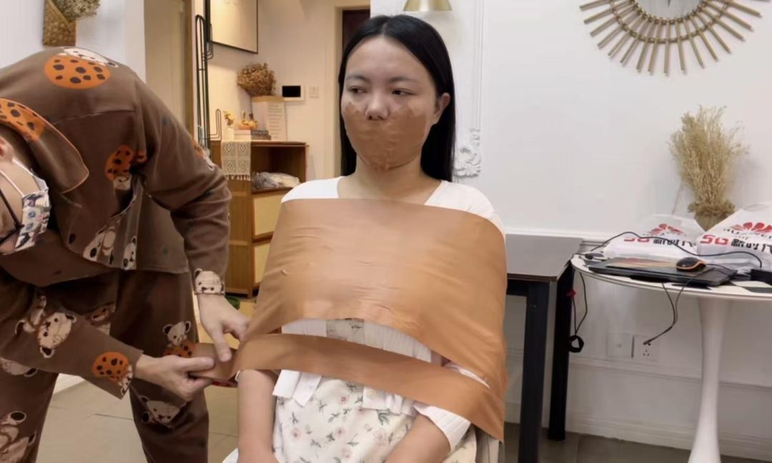 【缚艺录】【小沐】泥塑色的胶带固定-2