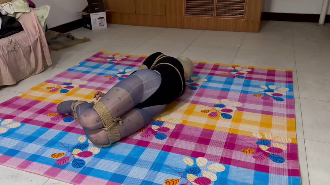 严厉欧式驷马放置（双层丝袜，5层丝套头）-5