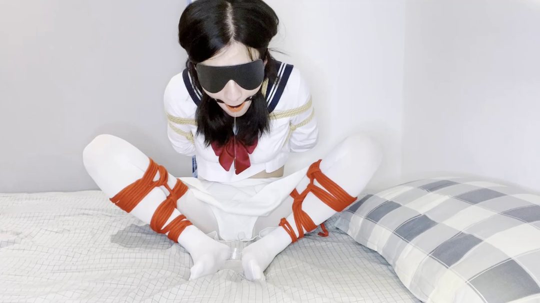 床上分腿手铐、口水收集、蒙眼解缚-3