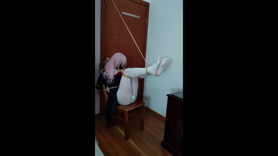 白丝JK连衣裙 COS 伪娘椅缚团缚床上固定TK-2