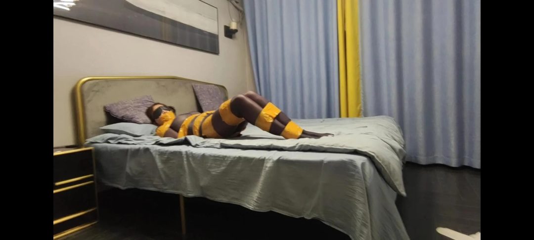 可可连体丝胶带放置 口球 胶带缠绕 肉色肌肉贴-3