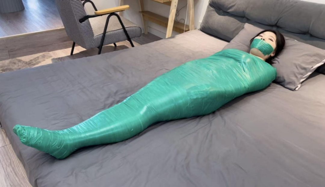 【缚艺录】【小贝】绿色胶带的全包，与3层封嘴~-5