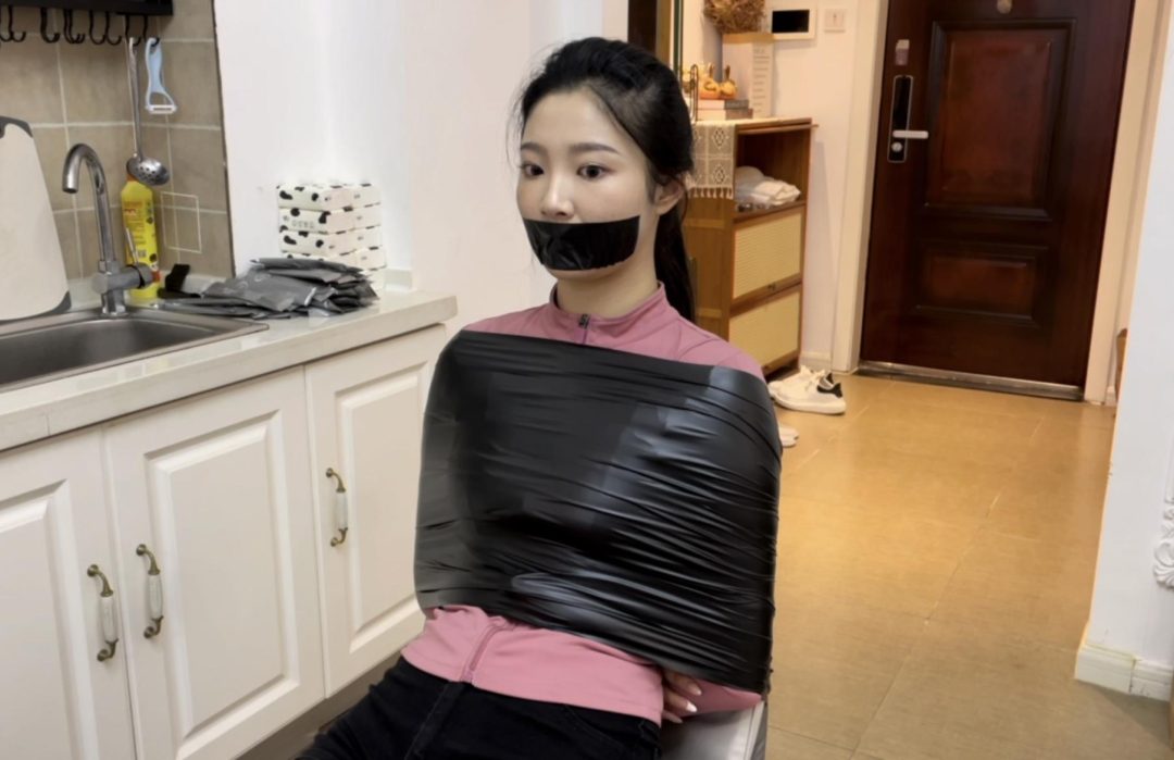 【小橙】小橙的椅子缚下的，双重胶带封嘴-7