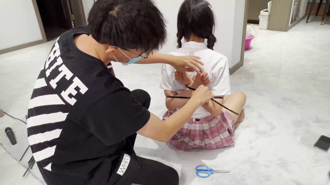 扎带捆绑 超紧欧式直臂和高手缚-5