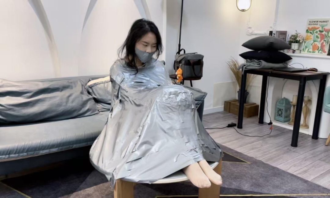 【缚艺录】【小知】桌子上的银色胶带全包，嘴巴得封严实-6