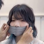 黑丝蒙眼+胶带封嘴