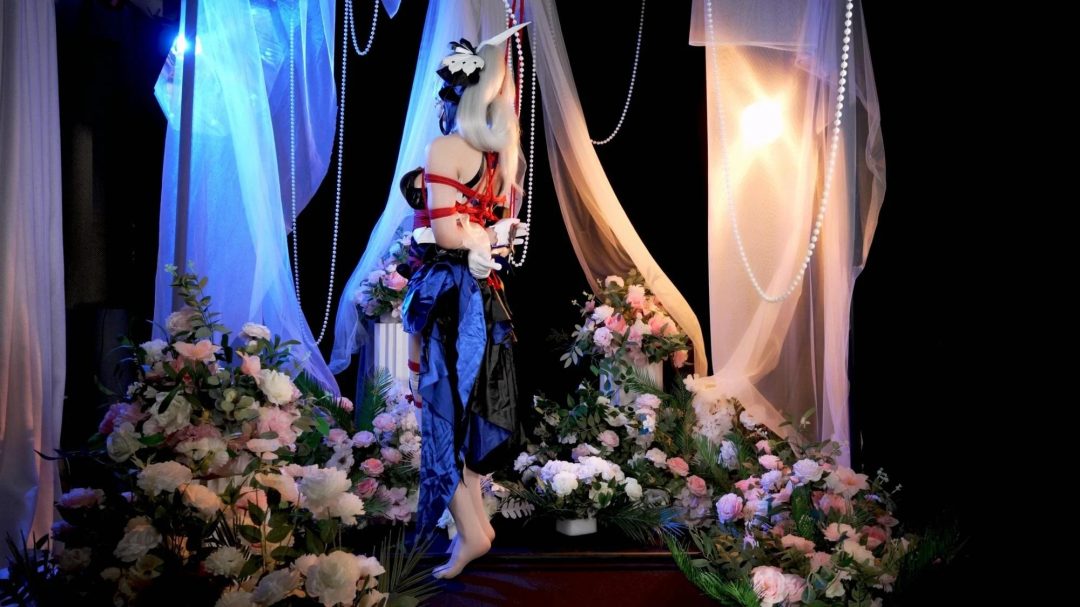 捆绑放置挣扎Cos系列第三集，德莉莎暮光骑士-2