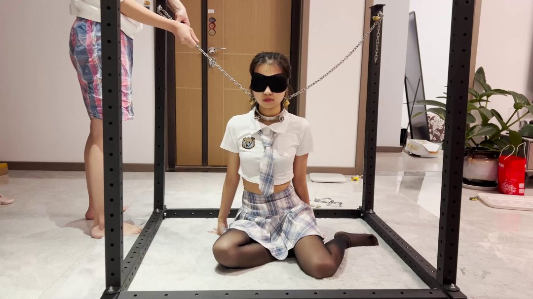 铁链 镣铐项圈紧紧固定-2