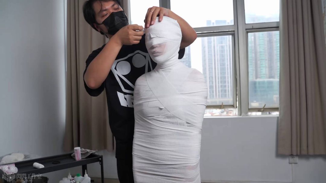 石膏绷带木乃伊-1