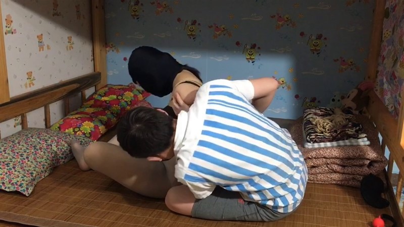 灰丝 驷马 口球 刺激的股绳吊-1