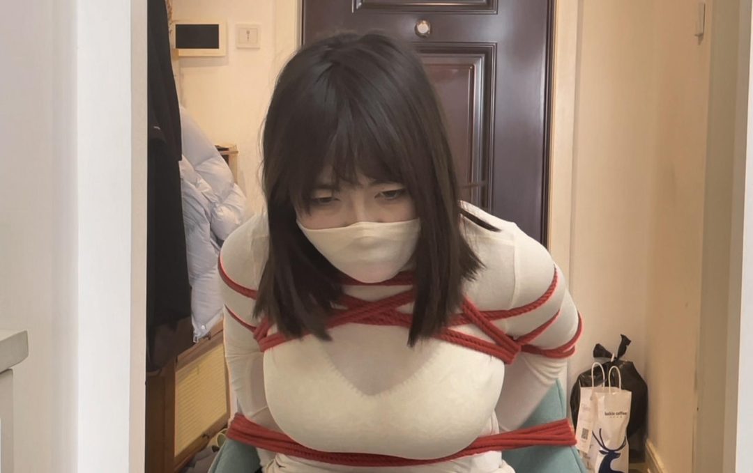 【小诺定拍】 海绵球+封嘴，黑丝小jio，挣扎度很高-10