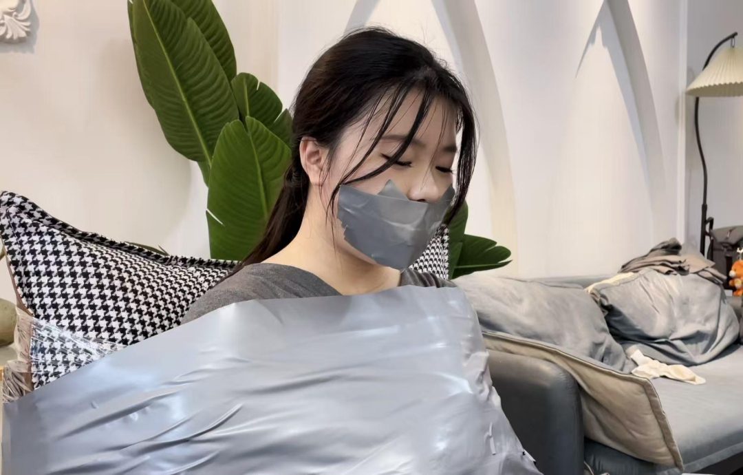 【缚艺录】【小贝】银色胶带的全包-5