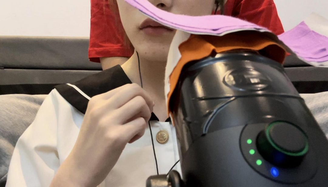 【小雪】小雪的ASMR，四层胶带封嘴，舒适的摩擦助眠声-5