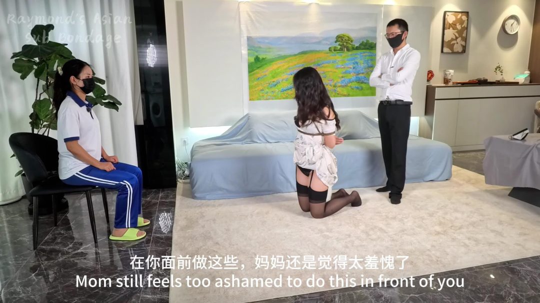 【Raymond】（精品剧情）年轻的陪读妈妈第五集下：在女儿面前进入虐的地狱与欲望的天堂-2