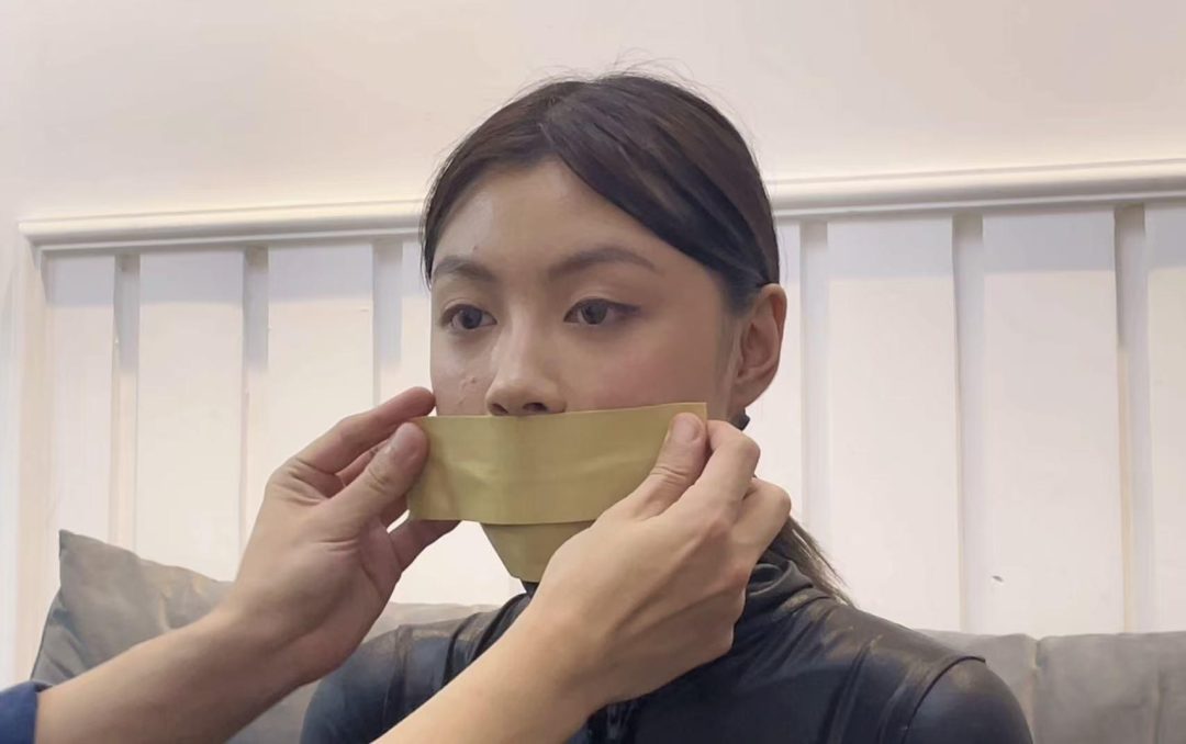 【缚艺录】【小晗】日式胶带的束缚-1