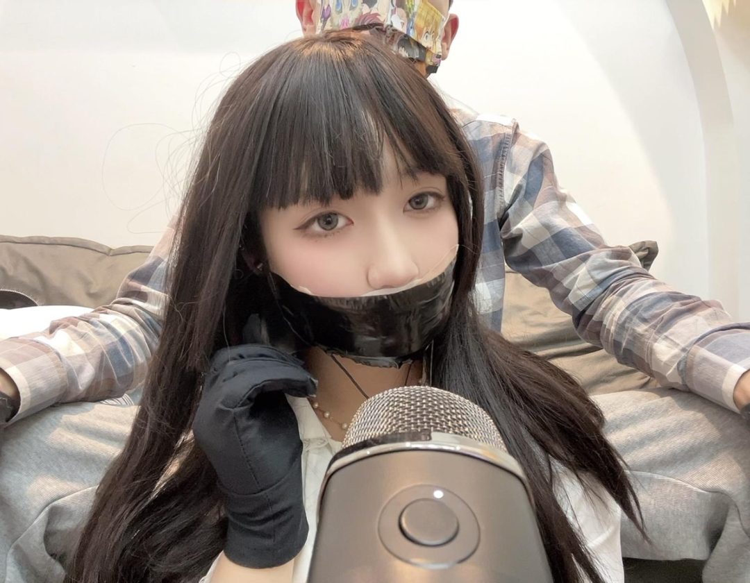 【小怀ASMR】小怀 6层胶带封嘴助眠-5